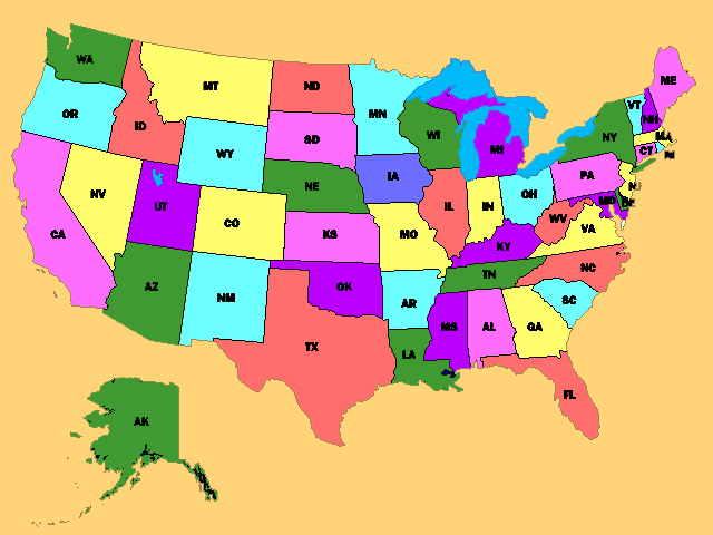 This is a hunters' guide to state by state hunting regulations using interactive map
